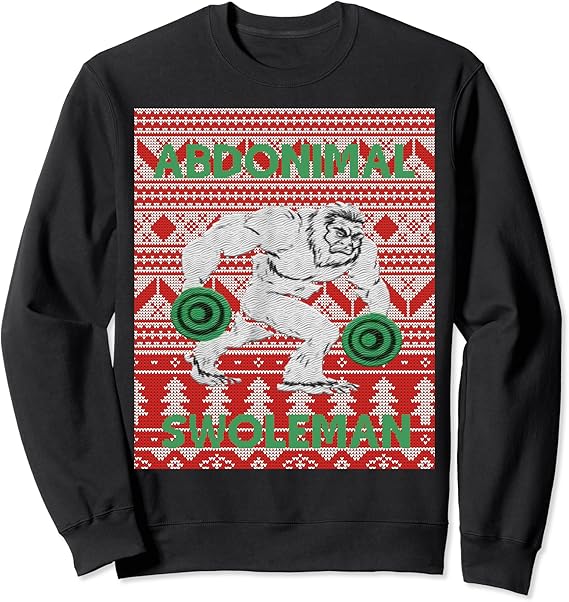 the abdominal swoleman sweater
